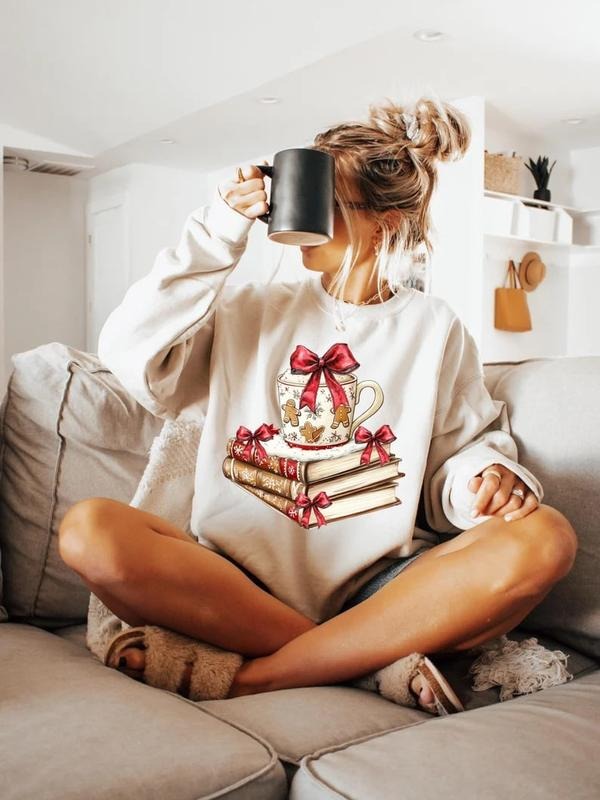 All Booked Coquette Books Book Lovers Teacher - Adult & Kids T-Shirts, Sweatshirts & Hoodies apparel design preview 1