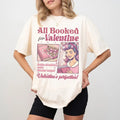 All Booked Valentines Comfort Colors Teacher - Adult & Kids T-Shirts, Sweatshirts & Hoodies apparel design preview 1