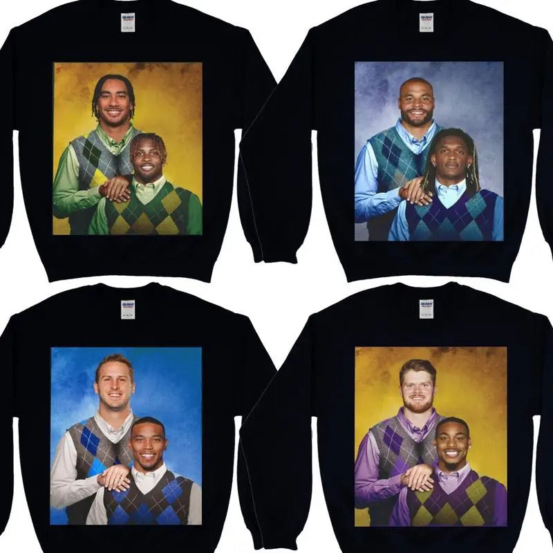 All Football Teams Step Brothers Funny Fans - Adult & Kids T-Shirts, Sweatshirts & Hoodies apparel design preview 1