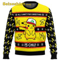 All I Want For Christmas Is CHU! Men Ugly Christmas Sweater - Holiday Gift product image