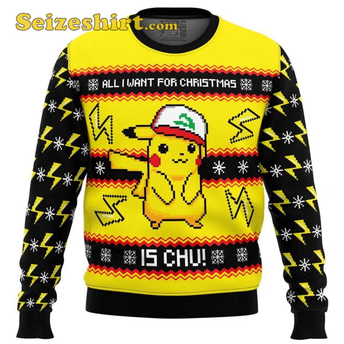 All I Want For Christmas Is CHU! Men Ugly Christmas Sweater - Holiday Gift product image