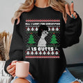 All I Want Xmas Is Butts Ugly Tina Belcher Bob - Adult & Kids T-Shirts, Sweatshirts & Hoodies apparel design preview 1