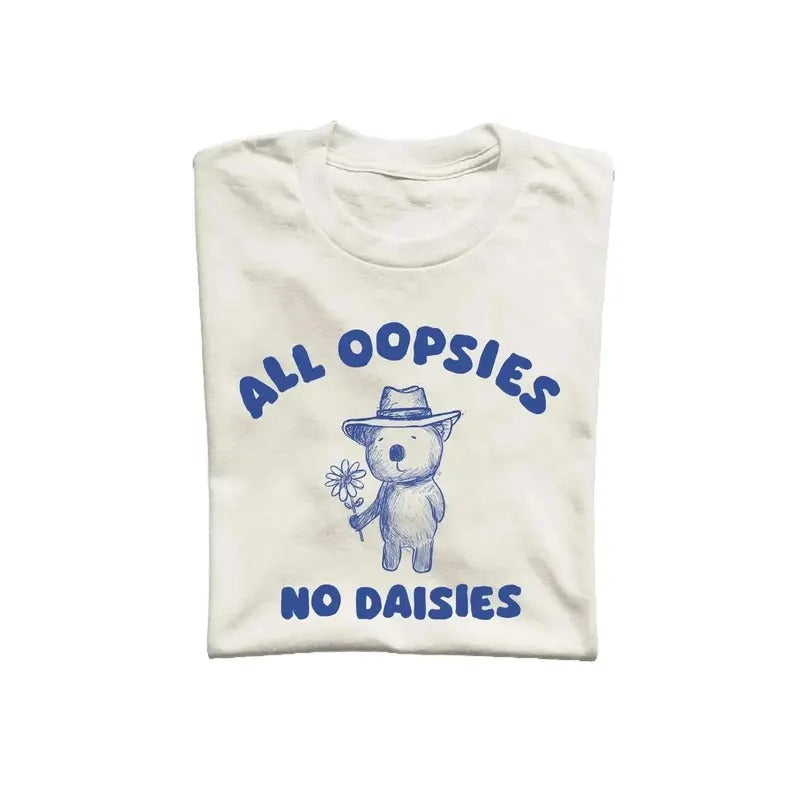 All Oopsies No Daisies Vintage Drawing Weird - Adult & Kids T-Shirts, Sweatshirts & Hoodies apparel design preview 1