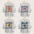 All Team Basketball Vintage 90s Retro Fans - Adult & Kids T-Shirts, Sweatshirts & Hoodies apparel design preview 1