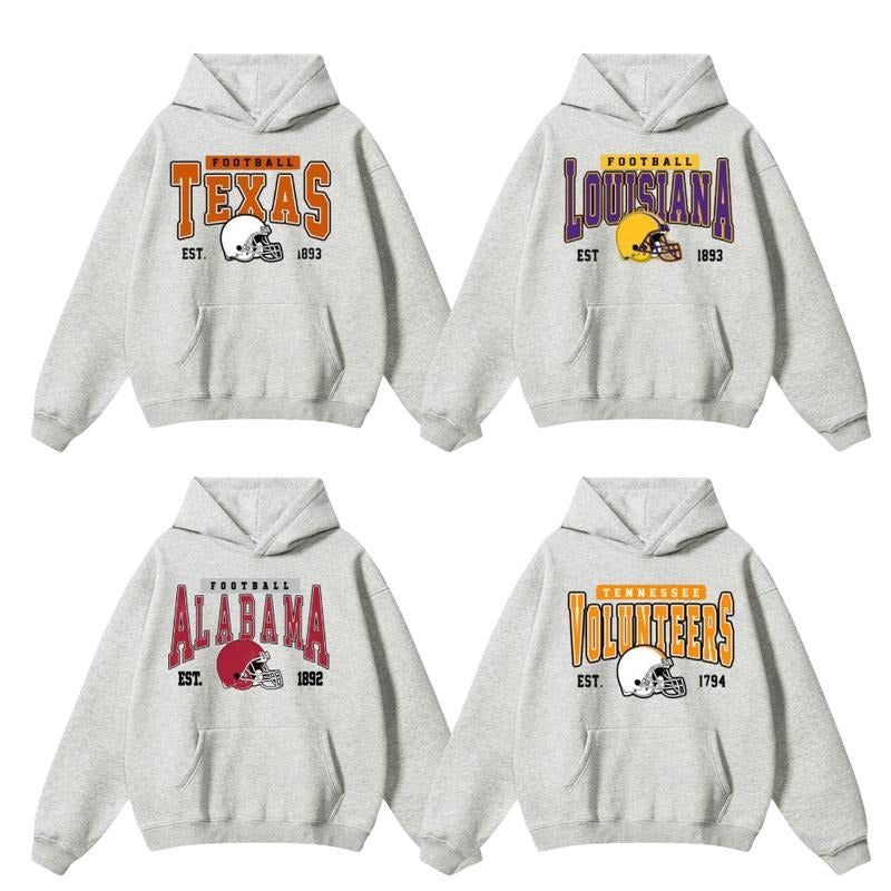 All Team Football Vintage Sport Ncaa Fan - Adult & Kids T-Shirts, Sweatshirts & Hoodies apparel design preview 1