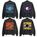 All Team Football 90s Vintage Hometown Her Tops - Adult & Kids T-Shirts, Sweatshirts & Hoodies apparel design preview 1