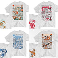 All Team NCAA Basketball Retro College 2 Sided Game - Adult & Kids T-Shirts, Sweatshirts & Hoodies apparel design preview 1
