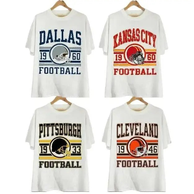 All Teams Cotton Gildan 5000 Sport Classic Football - Adult & Kids T-Shirts, Sweatshirts & Hoodies apparel design preview 1