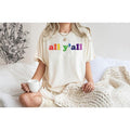 All Y'All Rainbow Pride Parade Equality LGBTQ Support - Adult & Kids T-Shirts, Sweatshirts & Hoodies apparel design preview 1