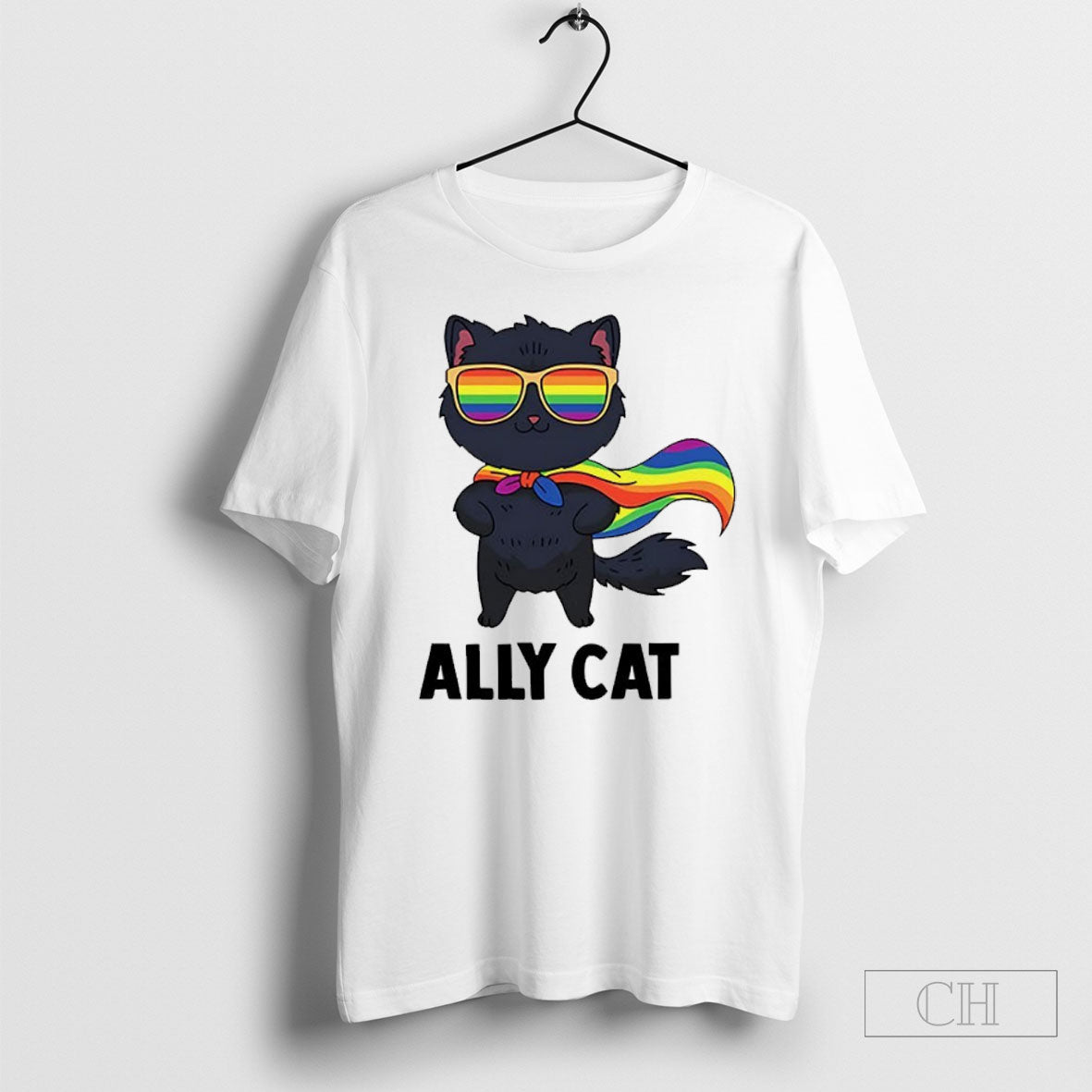 Ally Cat - Adult & Kids T-Shirts, Sweatshirts & Hoodies apparel design preview 1