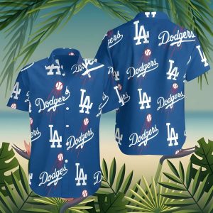 Aloha MLB LA Dodgers Hawaiian Baseball Fans Gift - Adult & Kids T-Shirts, Sweatshirts & Hoodies apparel design preview 1
