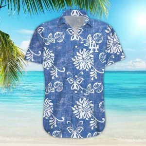 Aloha MLB LA Dodgers Hawaiian Beach Gift For Friend - Adult & Kids T-Shirts, Sweatshirts & Hoodies apparel design preview 1