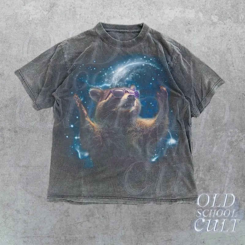 Alpha R.Ac.C.Oon Space Vintage 90s Retro R.Ac.Co. - Adult & Kids T-Shirts, Sweatshirts & Hoodies apparel design preview 1