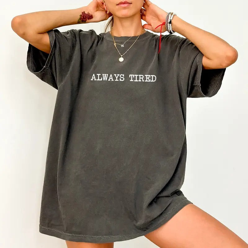 Always Tired I'M Trying But Very Club Unhinged Funny - Adult & Kids T-Shirts, Sweatshirts & Hoodies apparel design preview 1