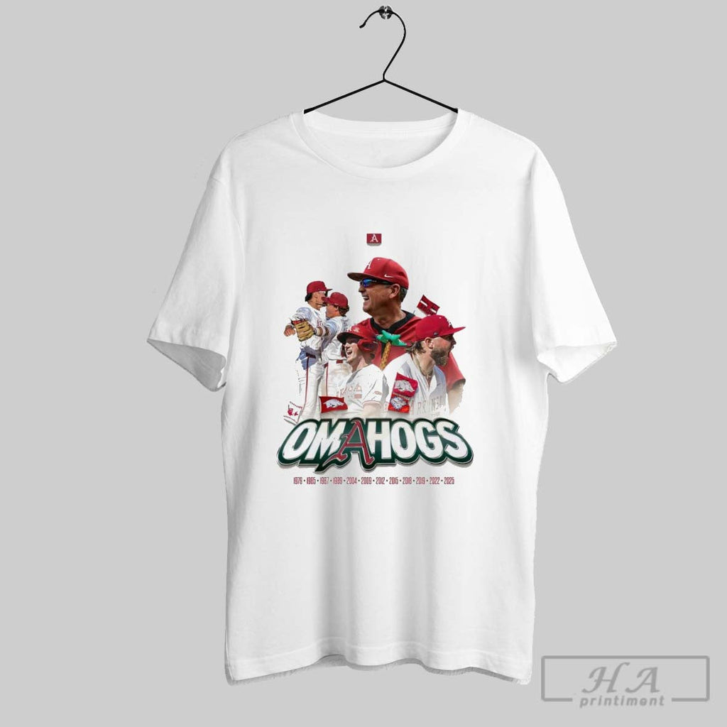 Amahogs Arkansas Razorback Baseball 1979 2025 World - Adult & Kids T-Shirts, Sweatshirts & Hoodies apparel design preview 1