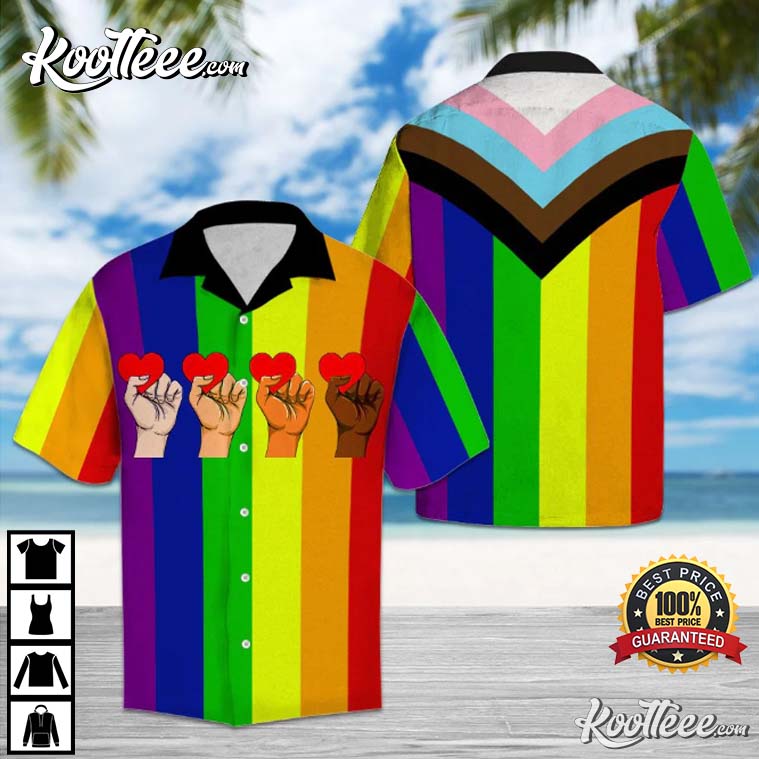 Gay Pride Gift Banana Pattern Hawaiian - Adult & Kids T-Shirts, Sweatshirts & Hoodies apparel design preview 1