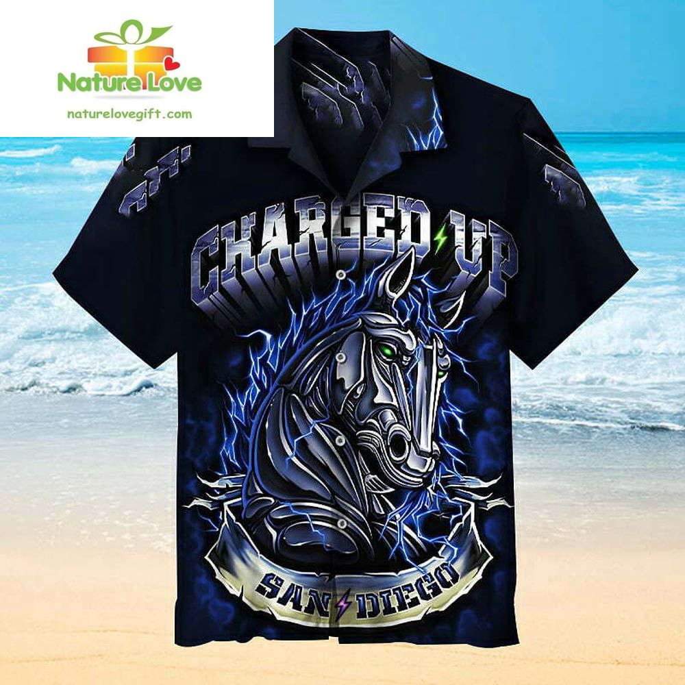 San Diego Chargers Hawaiian Gift for Men Women Summer - Adult & Kids T-Shirts, Sweatshirts & Hoodies apparel design preview 1