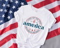 America 4th July Land Free Because Brave Patriotic - Adult & Kids T-Shirts, Sweatshirts & Hoodies apparel design preview 1