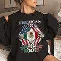 American Born Mexican Roots Flag Proud Usa Love - Adult & Kids T-Shirts, Sweatshirts & Hoodies apparel design preview 1