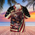 American eagle us flag hawaiian gift for family and - Adult & Kids T-Shirts, Sweatshirts & Hoodies apparel design preview 1