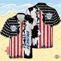 American Flag Busch Light Hawaiian And Shorts 4Th Of - Adult & Kids T-Shirts, Sweatshirts & Hoodies apparel design preview 1
