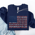 American Flag States USA Patriotic America 4th July - Adult & Kids T-Shirts, Sweatshirts & Hoodies apparel design preview 1