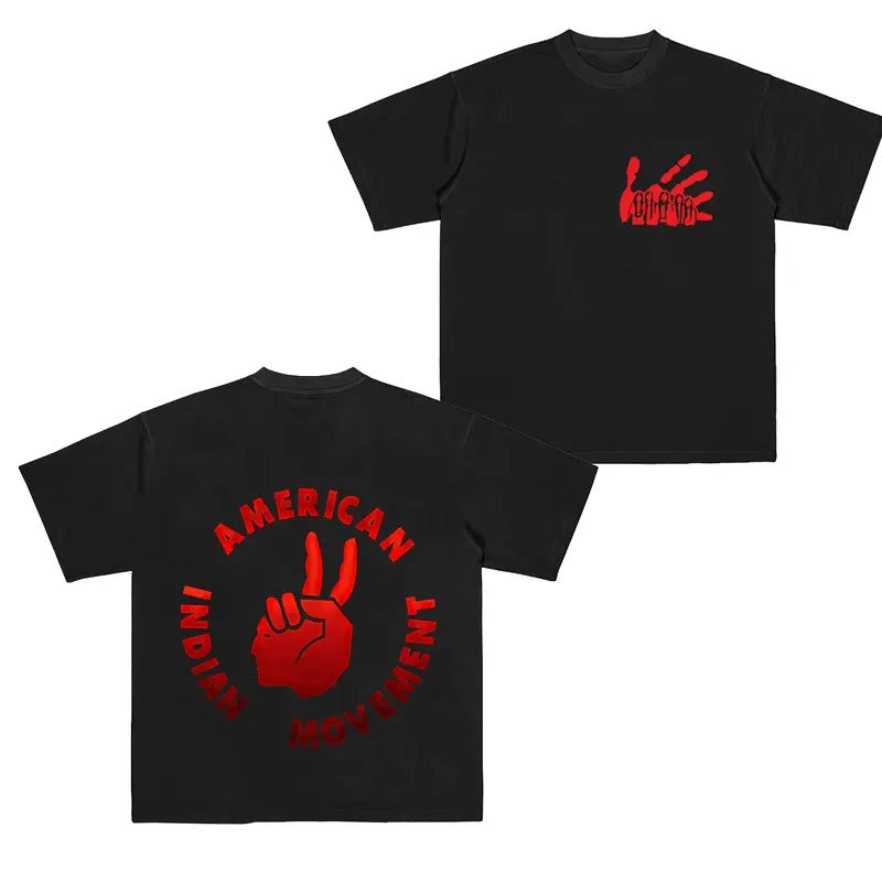 American Indian Movement Stolen Sisters Stand Justice - Adult & Kids T-Shirts, Sweatshirts & Hoodies apparel design preview 1