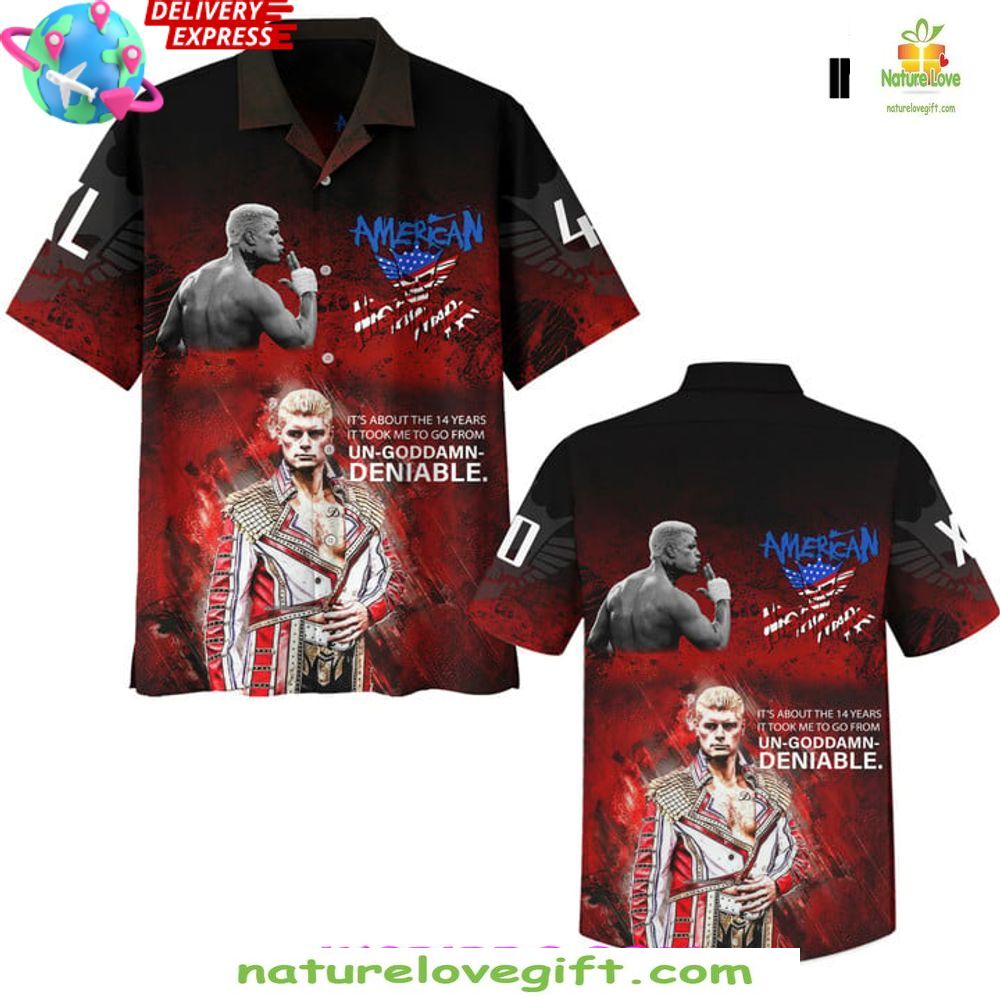 American Nightmare UNGODDAMNDENIABLE Hawaiian - Adult & Kids T-Shirts, Sweatshirts & Hoodies apparel design preview 1