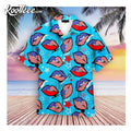 American Sexy Lips Holiday Beach Vacation Hawaiian - Adult & Kids T-Shirts, Sweatshirts & Hoodies apparel design preview 1
