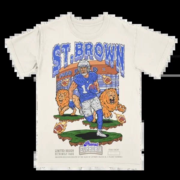 Amon Ra St. Brown - Adult & Kids T-Shirts, Sweatshirts & Hoodies apparel design preview 1