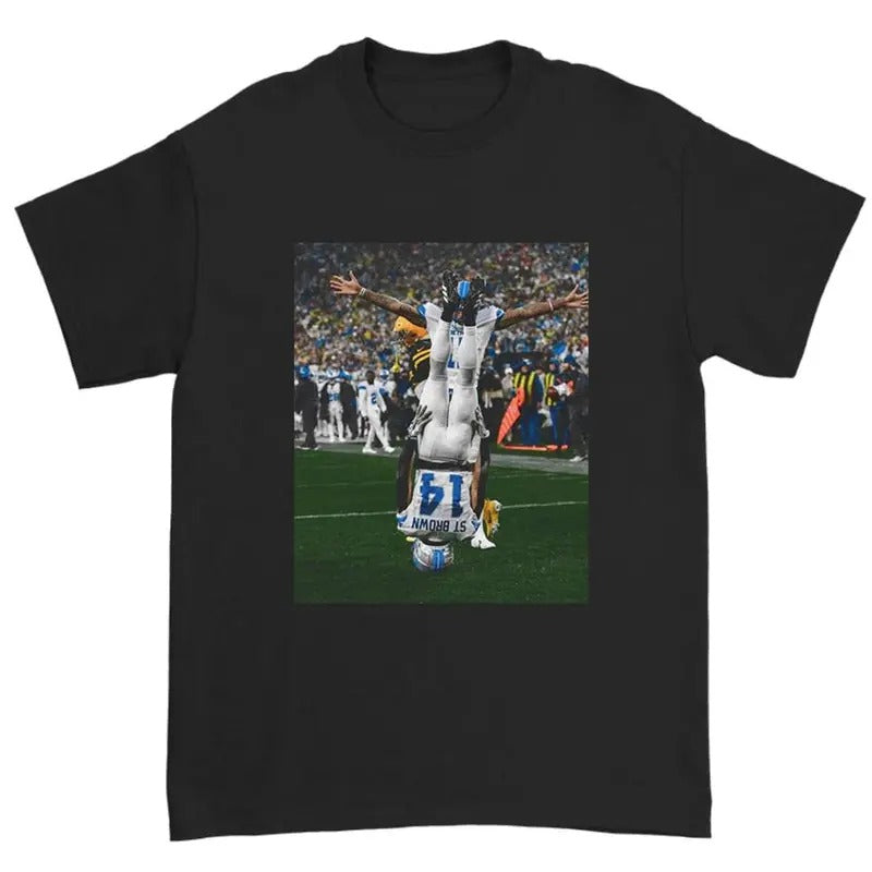 Amon Ra St'Brown Vintage Sports Fan Y2k Bootleg Rare - Adult & Kids T-Shirts, Sweatshirts & Hoodies apparel design preview 1