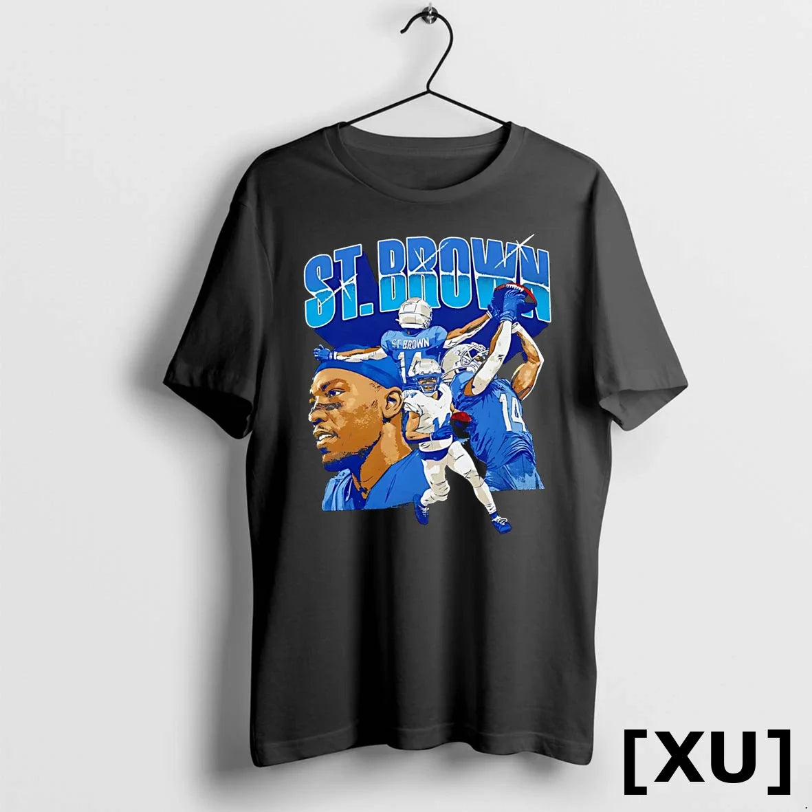 Amon Ra St Brown Detroit Collage Sweater - Adult & Kids T-Shirts, Sweatshirts & Hoodies apparel design preview 1