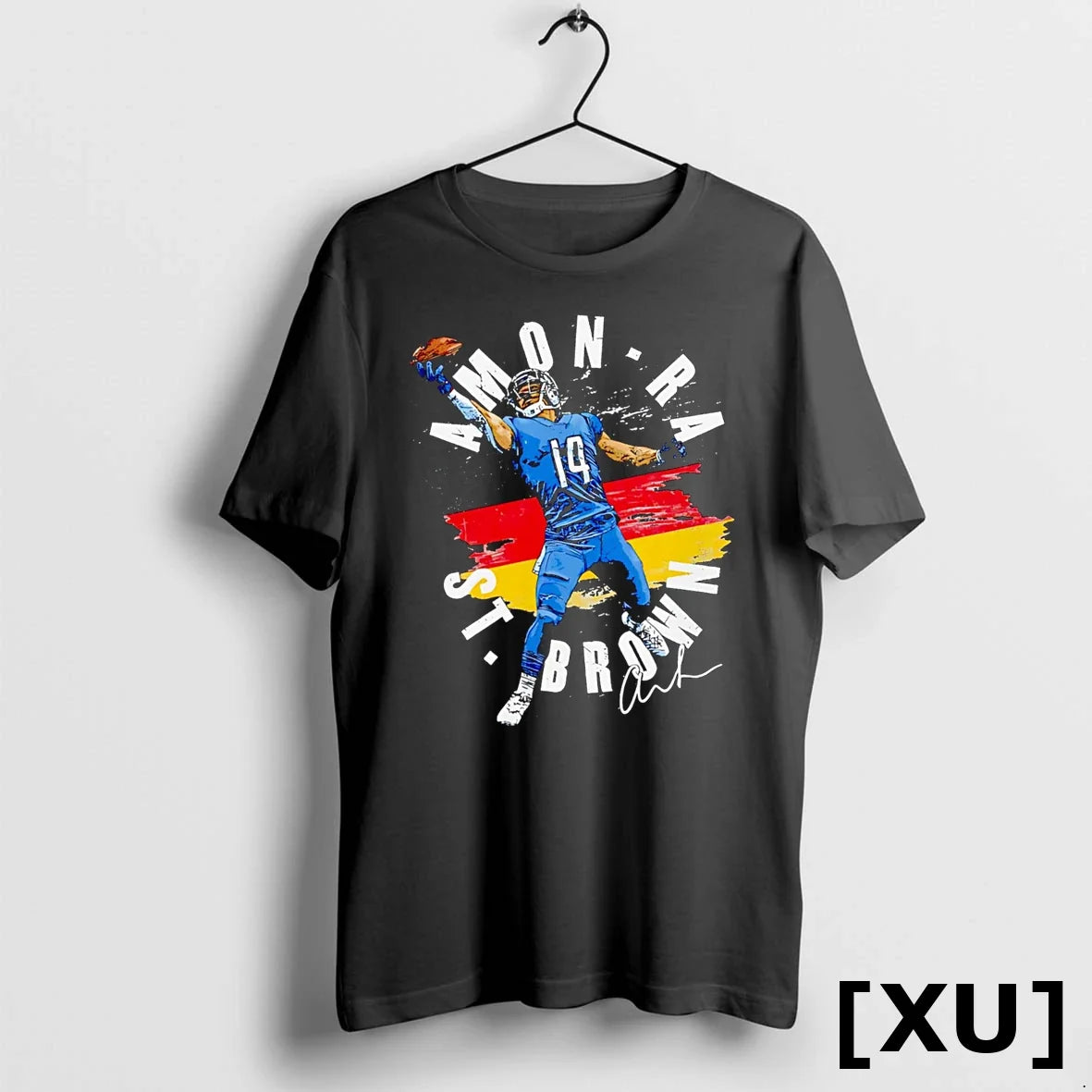 Amon Ra St Brown Detroit Germany Flag Sweater - Adult & Kids T-Shirts, Sweatshirts & Hoodies apparel design preview 1