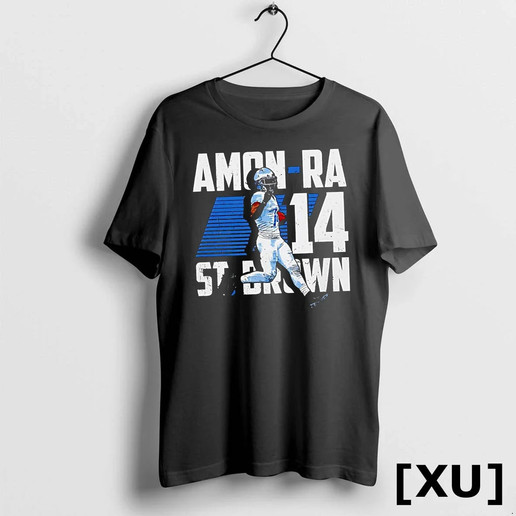 Amon Ra St Brown Detroit Player Name Sweater - Adult & Kids T-Shirts, Sweatshirts & Hoodies apparel design preview 1
