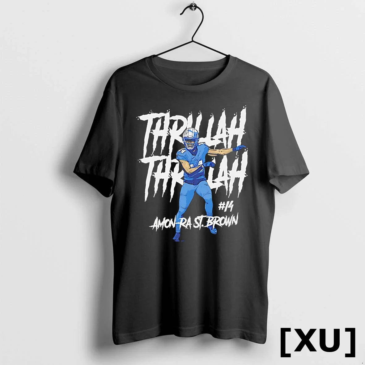 Amon Ra St Brown Detroit Thrilla Sweater - Adult & Kids T-Shirts, Sweatshirts & Hoodies apparel design preview 1