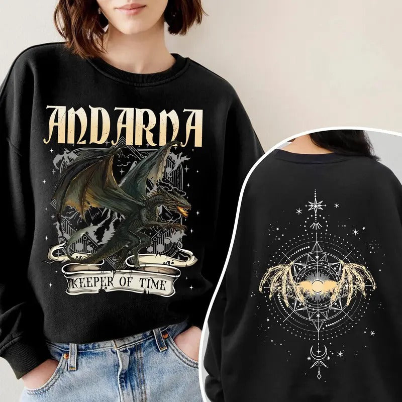 Andarna Iron Flame Fourth Wing Basgiath War College - Adult & Kids T-Shirts, Sweatshirts & Hoodies apparel design preview 1