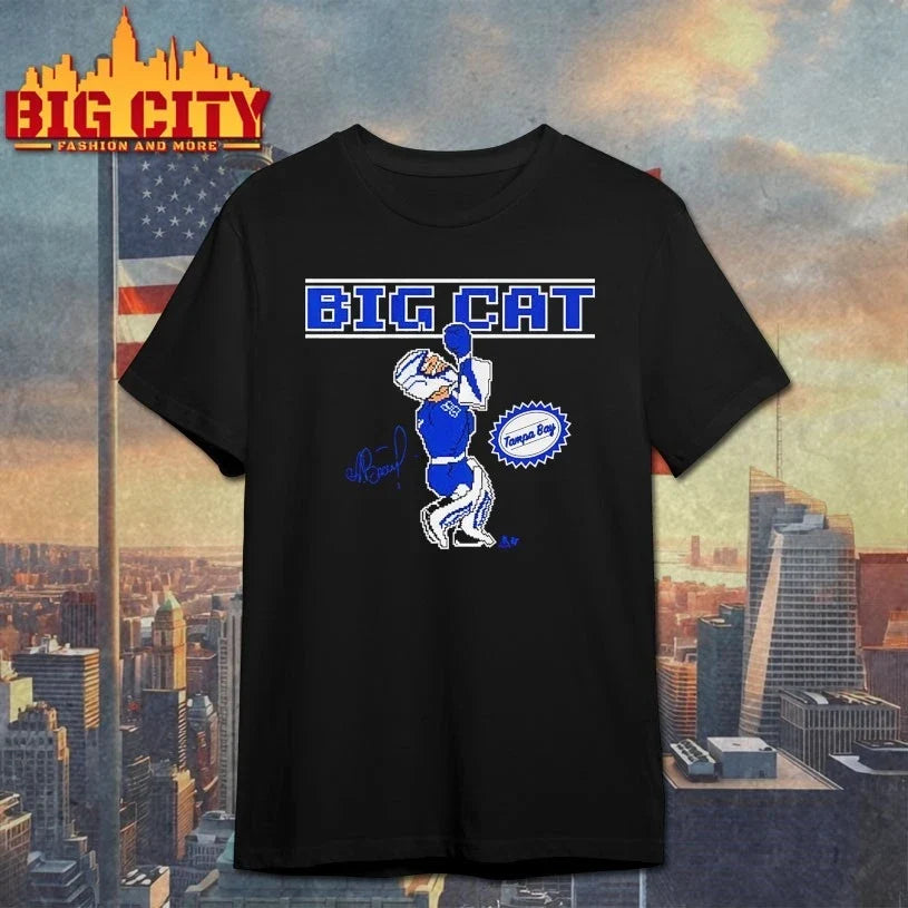 Andrei Vasilevskiy Big Cat Retro Punch signature - Adult & Kids T-Shirts, Sweatshirts & Hoodies apparel design preview 1