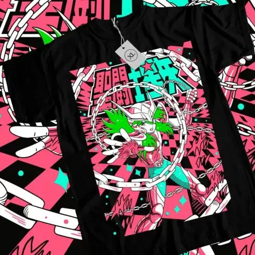 Andromeda Shun Saint Seiya Ikki Sienna Nero Cosmo - Adult & Kids T-Shirts, Sweatshirts & Hoodies apparel design preview 1