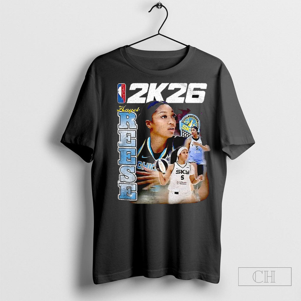 Angel Reese Chicago Sky 2k26 - Adult & Kids T-Shirts, Sweatshirts & Hoodies apparel design preview 1