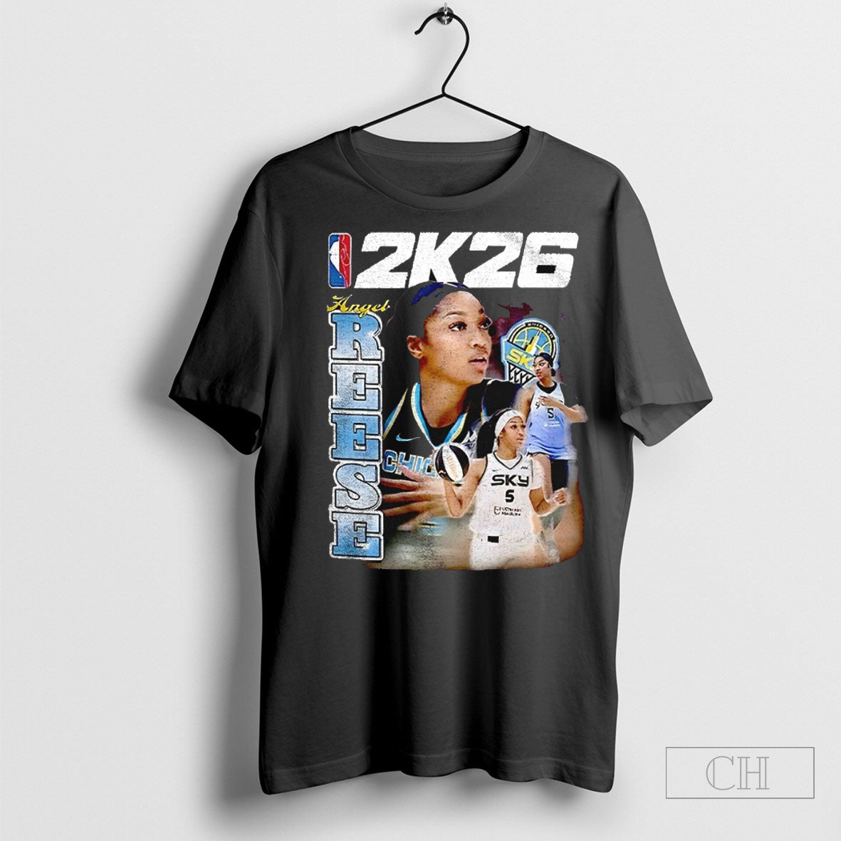 Angel Reese Chicago Sky 2k26 - Adult & Kids T-Shirts, Sweatshirts & Hoodies apparel design preview 1