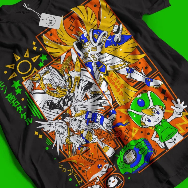 Angewomon Angel Wings Cat Gatomon Cool Anime Japanese - Adult & Kids T-Shirts, Sweatshirts & Hoodies apparel design preview 1
