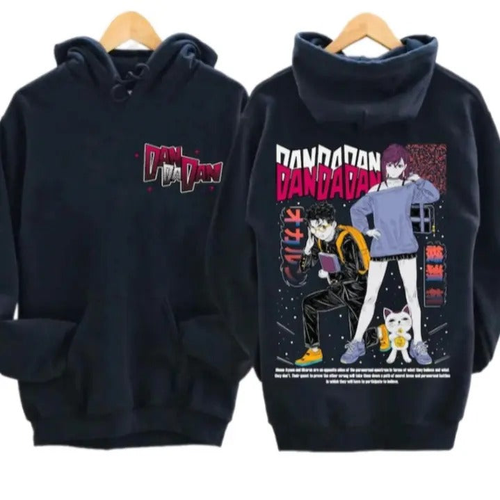 Anime Manga Cotton DanDaDan Double Sided - Adult & Kids T-Shirts, Sweatshirts & Hoodies apparel design preview 1