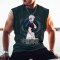 Anime Print Gym Tank Top: Way Show Your Love While - Adult & Kids T-Shirts, Sweatshirts & Hoodies apparel design preview 1