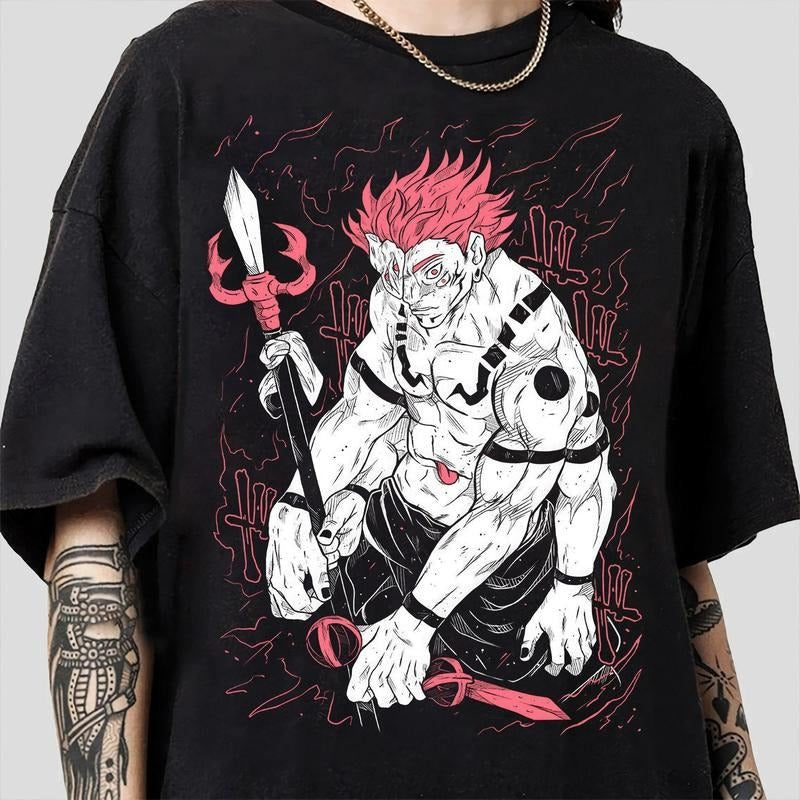 Anime Ryomen Sukuna Lover Manga Comfort Colors - Adult & Kids T-Shirts, Sweatshirts & Hoodies apparel design preview 1