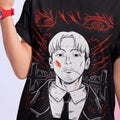 Anime Vintage Manga Black Swordsman Skull Knight - Adult & Kids T-Shirts, Sweatshirts & Hoodies apparel design preview 1