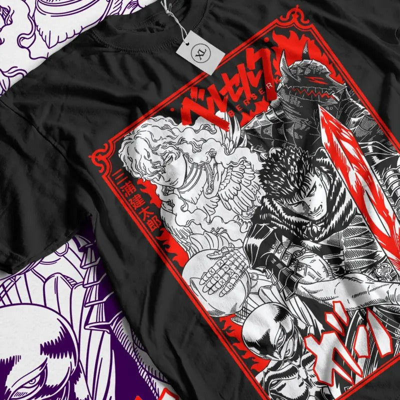 Anime Vintage Manga Br Serk Lovers - Adult & Kids T-Shirts, Sweatshirts & Hoodies apparel design preview 1