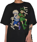 Anime Zoldyck Killua Gon Freecss Black Hunter X - Adult & Kids T-Shirts, Sweatshirts & Hoodies apparel design preview 1