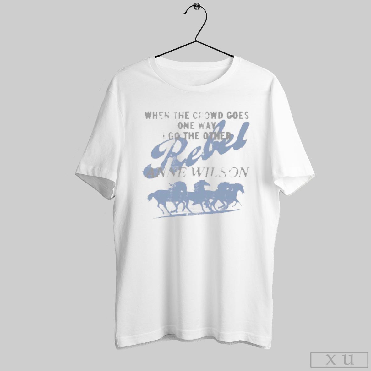 Anne Wilson When The Crowd Goes One Way I Go Other - Adult & Kids T-Shirts, Sweatshirts & Hoodies apparel design preview 1