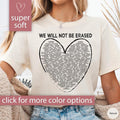 Anti Censorship Banned Words We Will Not Be Erased - Adult & Kids T-Shirts, Sweatshirts & Hoodies apparel design preview 1