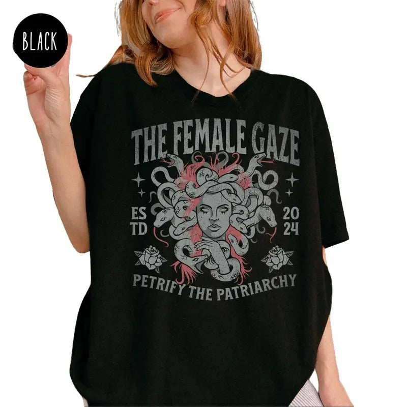 Anti Patriarchy Medusa Feminist Activists Social - Adult & Kids T-Shirts, Sweatshirts & Hoodies apparel design preview 1